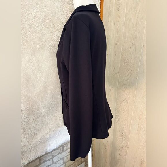 Worthington Black One-Button Suit Jacket Blazer Fully Lined size medium - Picture 9 of 13